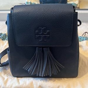 Navy Blue Tory Burch Back Pack Like New